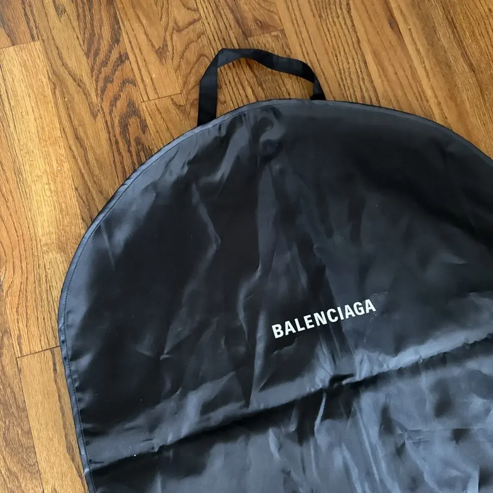 Balenciaga~Suit Case Protector Dust Bag Black NEW H62
